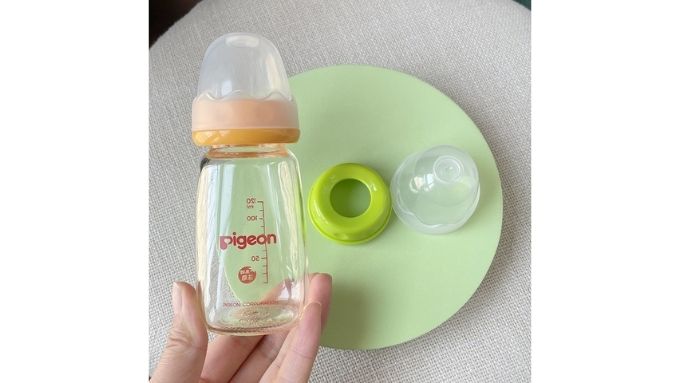 Vệ sinh và bảo quản nắp bình sữa Pigeon cổ hẹp đúng cách